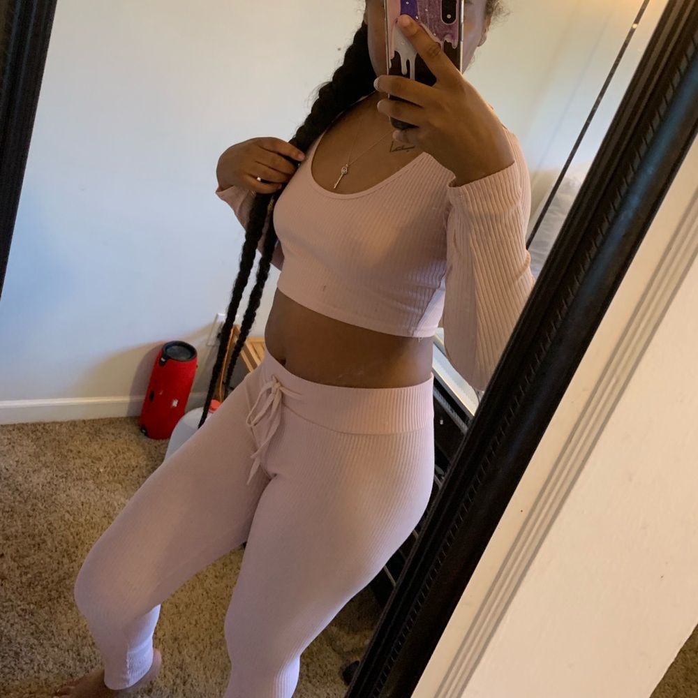 Light pink two piece set